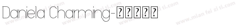 Daniela Charming字体转换